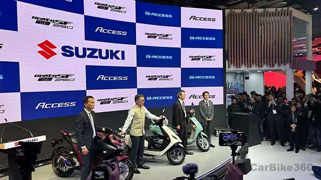 Suzuki Unveils e-Access & Launched Gixxer SF 250 Flex Fuel at Bharat Mobility Global Expo 2025! Suzuki Unveils e-Access & Launched Gixxer SF 250 Flex Fuel at Bharat Mobility Global Expo 2025! news