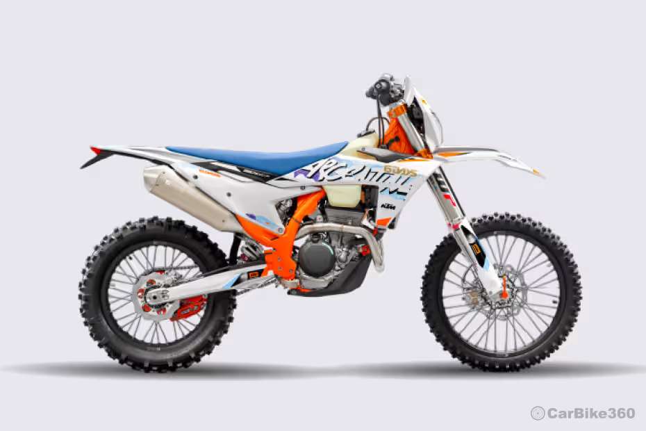 KTM 350 EXC F Left Side View KTM 350 EXC F Left Side View