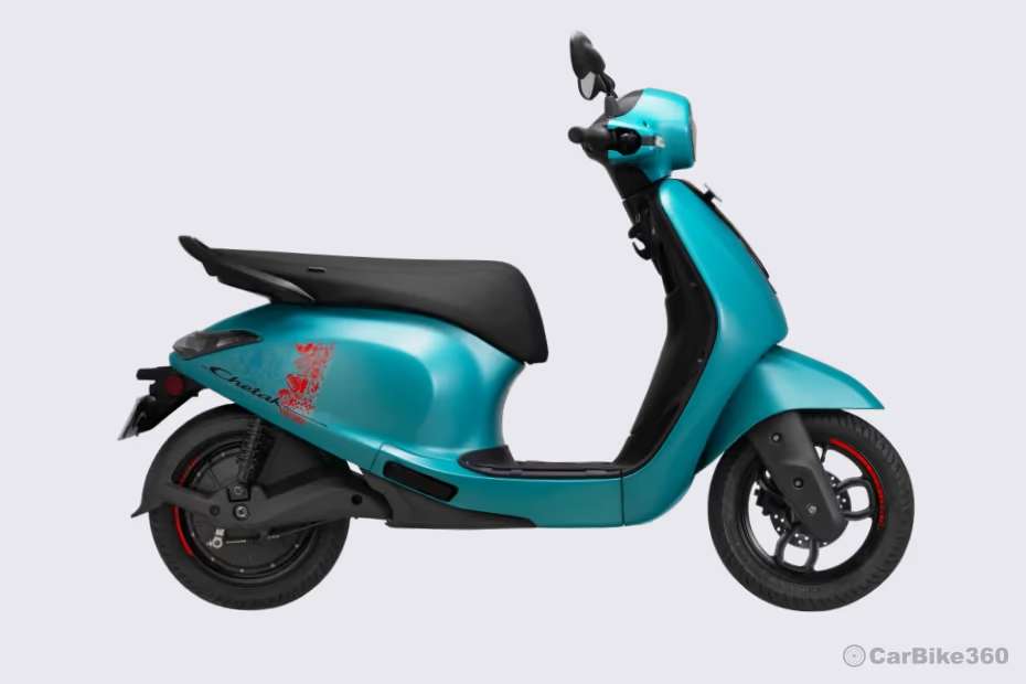 Bajaj Chetak Ocean Teal Color Bajaj Chetak Ocean Teal Color