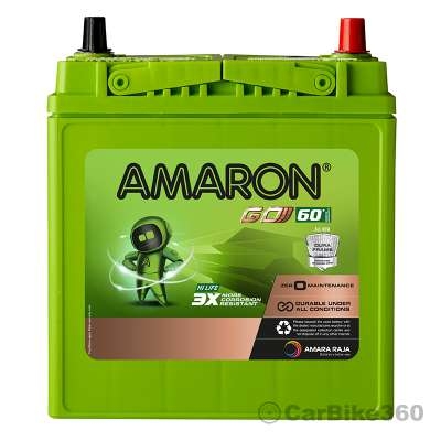 Amaron GO Automotive Battery - 34B20R Amaron GO Automotive Battery - 34B20R
