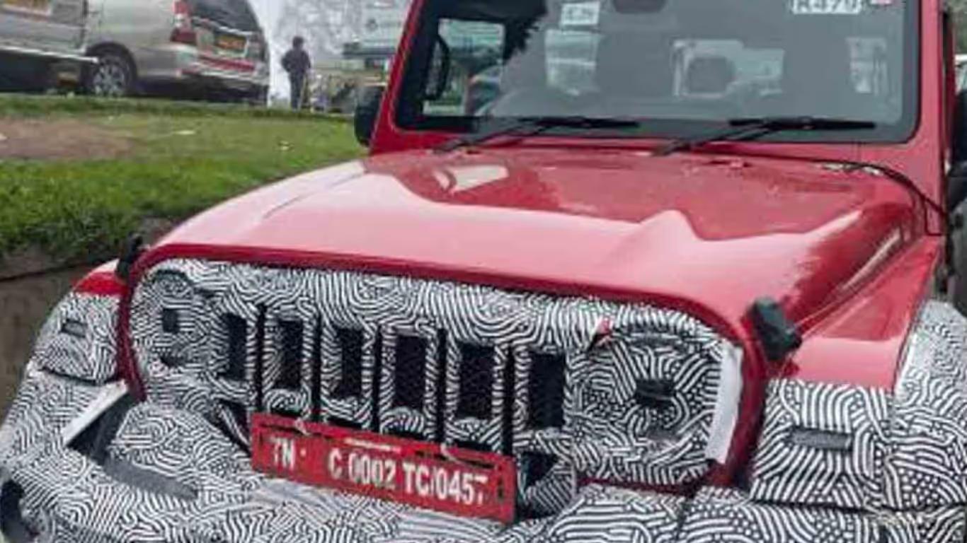 2026 Mahindra Thar facelift spied testing with Roxx-Inspired Exterior 2026 Mahindra Thar facelift spied testing with Roxx-Inspired Exterior