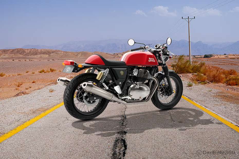 Royal Enfield Continental GT 650 Rear Right Three Quarter View Royal Enfield Continental GT 650 Rear Right Three Quarter View