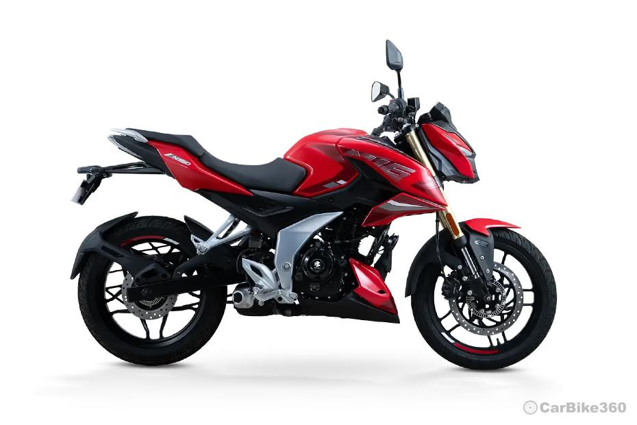 Bajaj pulsar n160 glossy racing red color Bajaj pulsar n160 glossy racing red color
