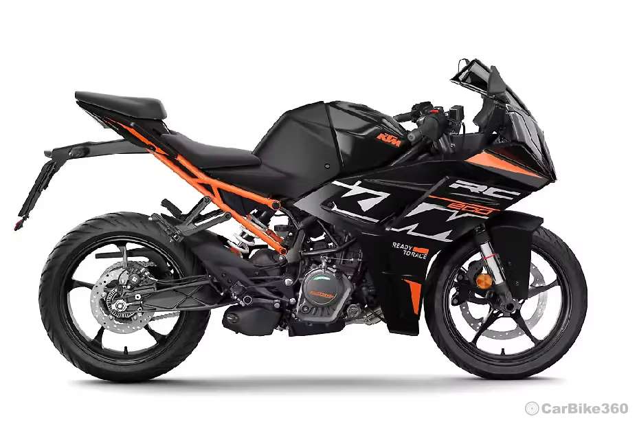 KTM RC 200 Right Side View KTM RC 200 Right Side View