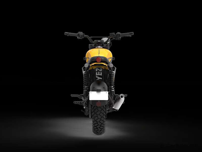 Yezdi Motorcycles Scrambler Rear View Yezdi Motorcycles Scrambler Rear View