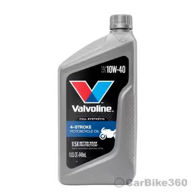 Valvoline 10W-40 Full Synthetic Motorcycle Oil Valvoline 10W-40 Full Synthetic Motorcycle Oil