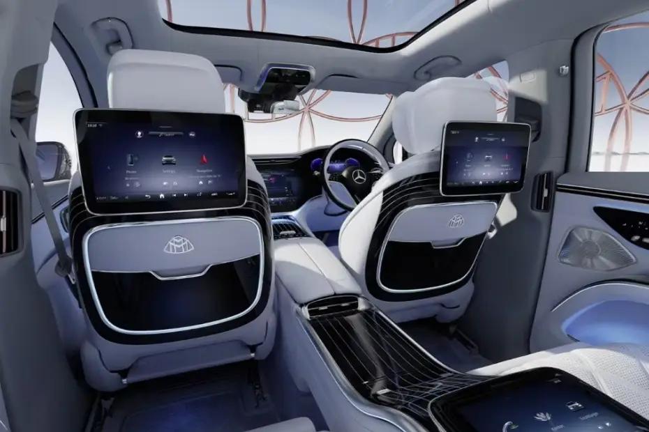 Mercedes Benz Maybach EQS SUV Rear Seat Screen Mercedes Benz Maybach EQS SUV Rear Seat Screen