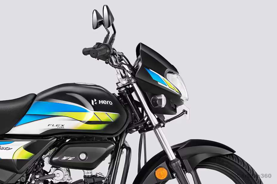Hero HF Deluxe Flex Fuel Side Fairing Hero HF Deluxe Flex Fuel Side Fairing