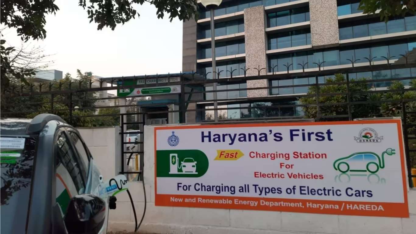 Harayana 1st EV Charging Station