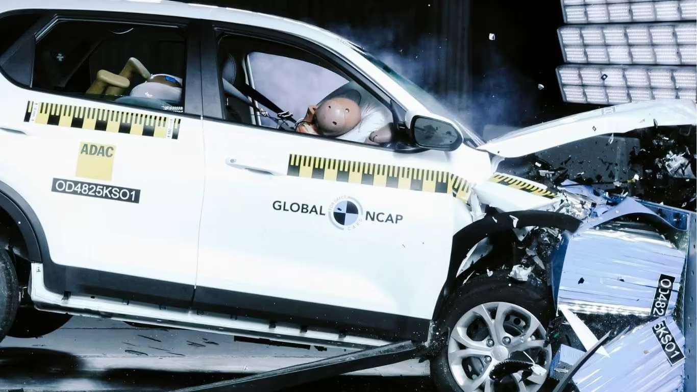 Kia Sonet Crash Testing