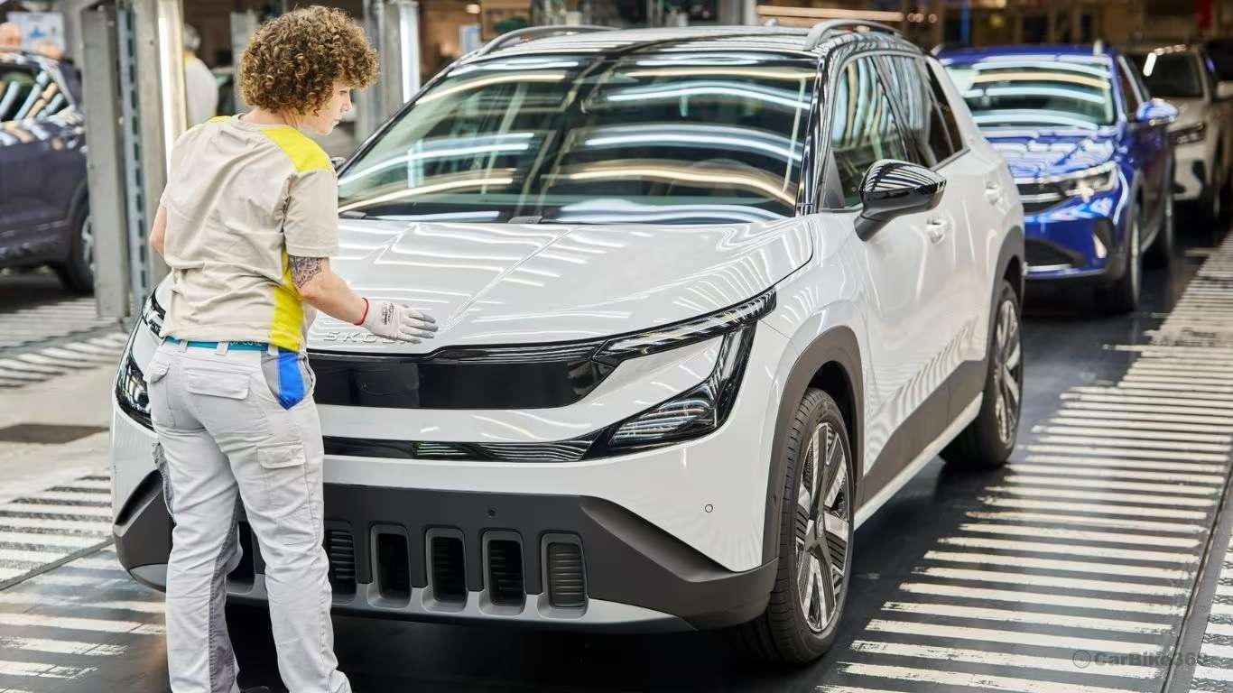 Skoda Epiq Electric SUV Production Starts at Navarra Plant