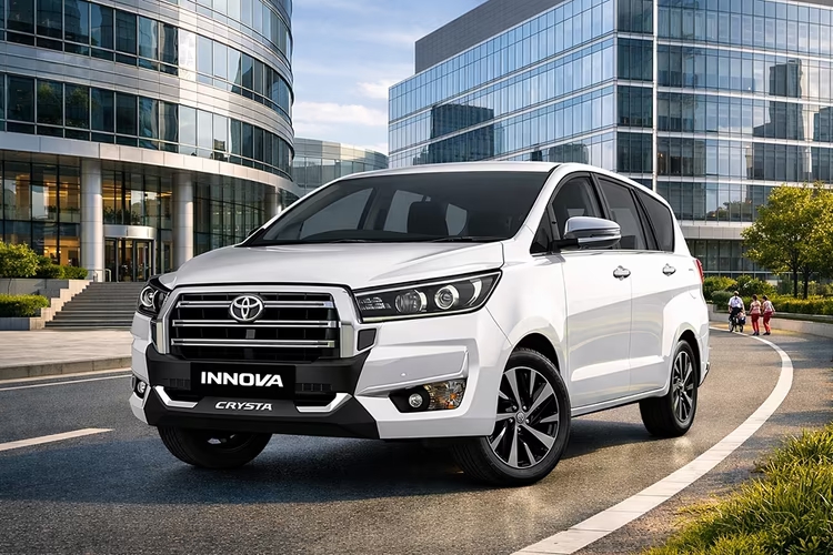 Toyota Innova Crysta Toyota Innova Crysta side exterior angled shot