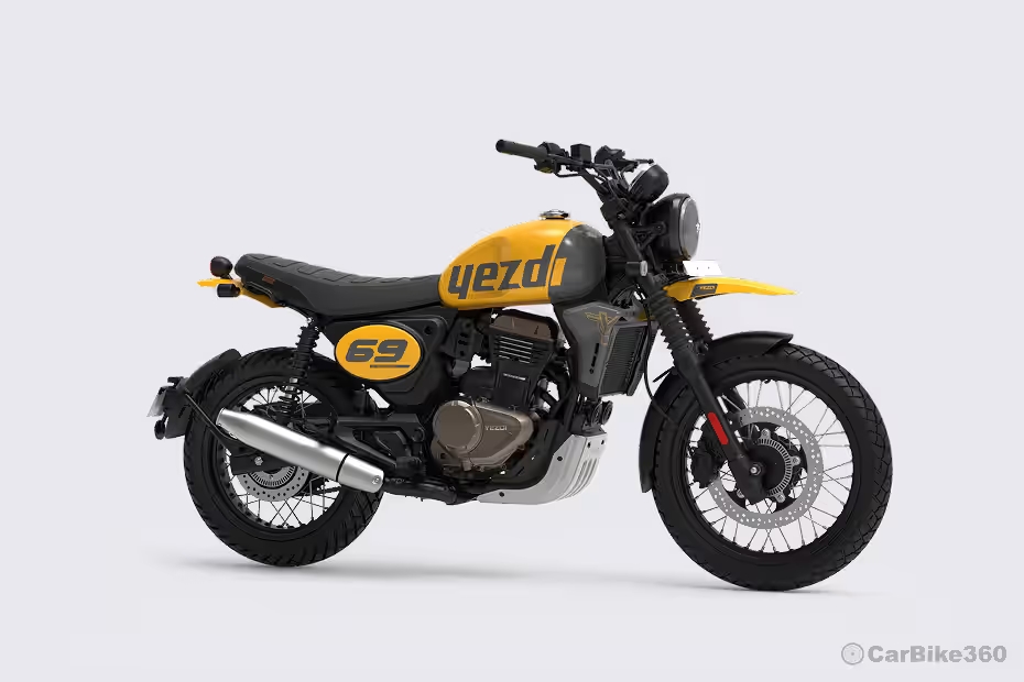 Yezdi Motorcycles Scrambler Yezdi Motorcycles Scrambler Right Front Three Quarter