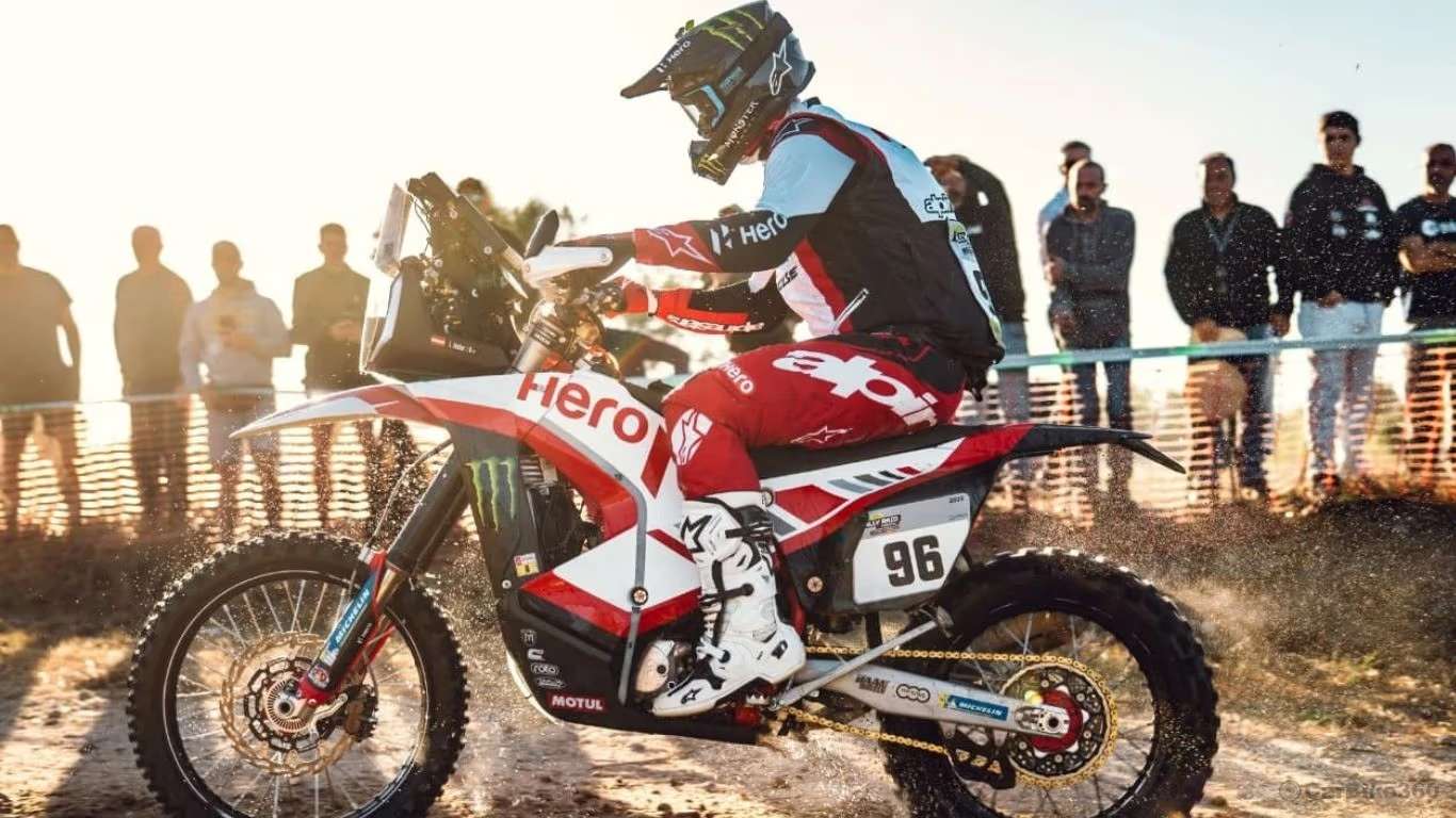 Hero MotoSports Rally Team Navigates Mixed Fortunes at Rally Raid Portugal 2025 Audio