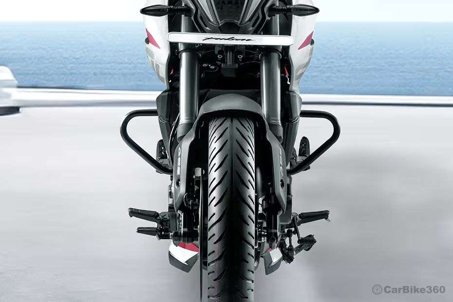 Bajaj Pulsar NS160 Leg Guard View Bajaj Pulsar NS160 Leg Guard View
