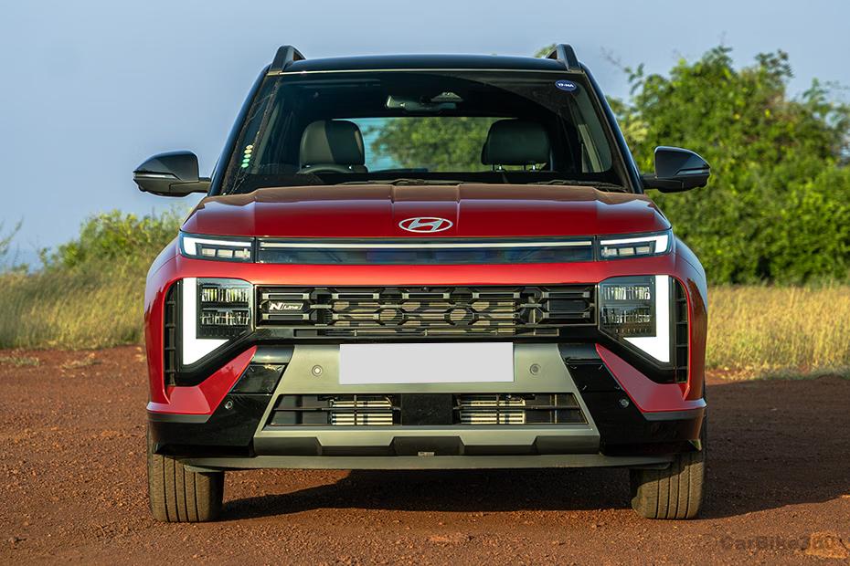 Hyundai Venue N Line front view with signature grille design Hyundai Venue N Line front view with signature grille design
