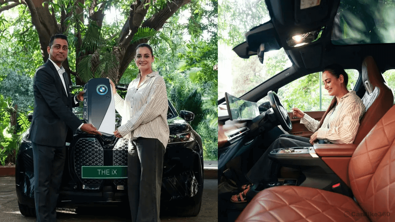दीया मिर्ज़ा ने BMW iX इलेक्ट्रिक SUV खरीदी, कीमत 1.39 करोड़ रु Dia Mirza Buys BMW iX Electric SUV, Costs Rs 1.39 Crore..png