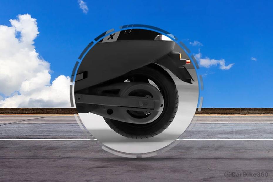 Ola S1 X Rear Tyre View Ola S1 X Rear Tyre View