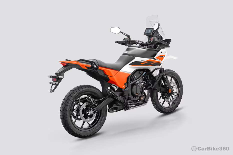 KTM Adventure 390 Right Rear Three Quarter View KTM Adventure 390 Right Rear Three Quarter View