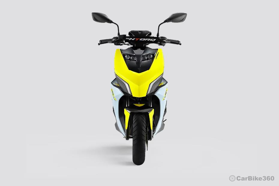 TVS Ntorq 150 Front View TVS Ntorq 150 Front View