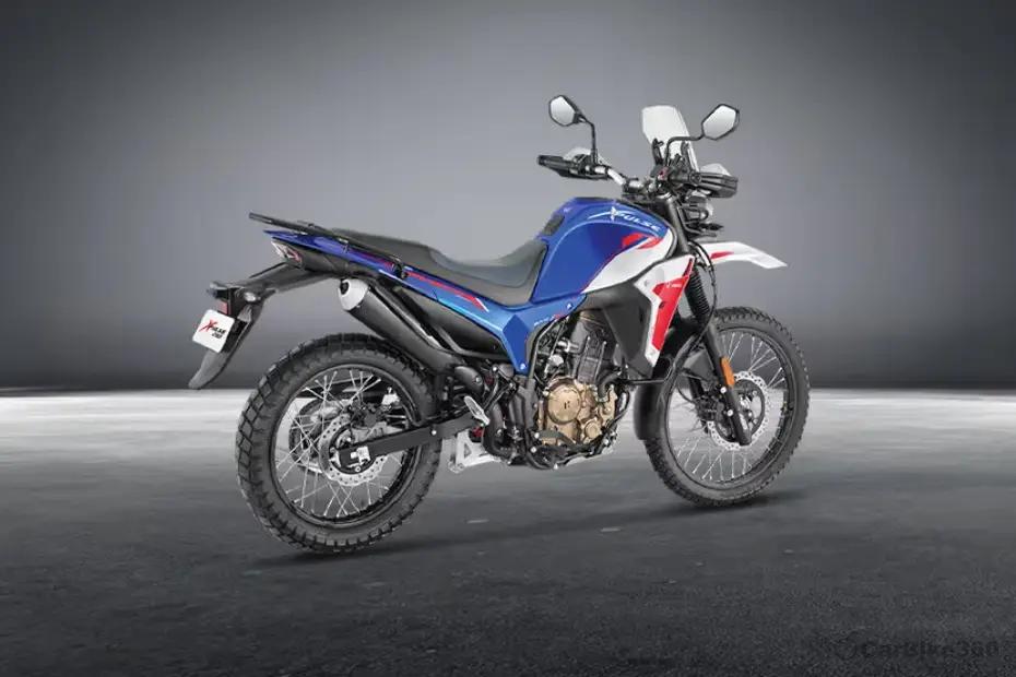 Hero xpulse 210 right rear three quarter Hero xpulse 210 right rear three quarter