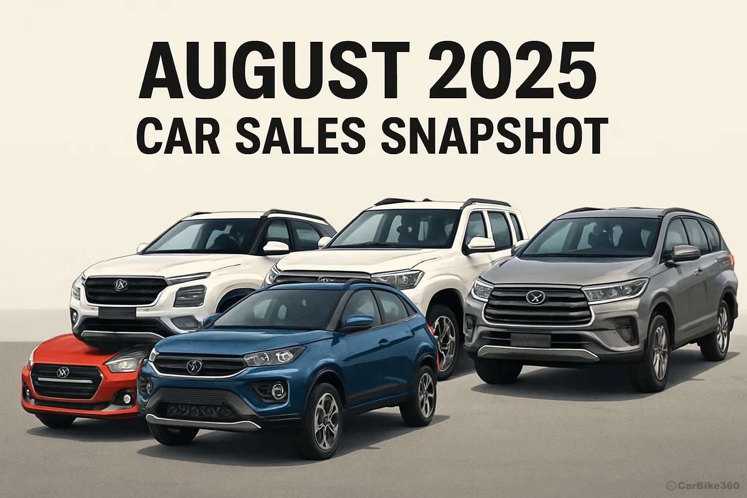 August 2025 Indian Car Sales Report: Hyundai Bounced Back At Second Spot, While Mahindra Slipped to Fourth Audio