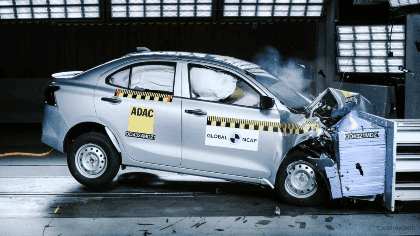 New Maruti Dzire Scored 5-Star Global NCAP Safety Rating New Dzire Safety Rating