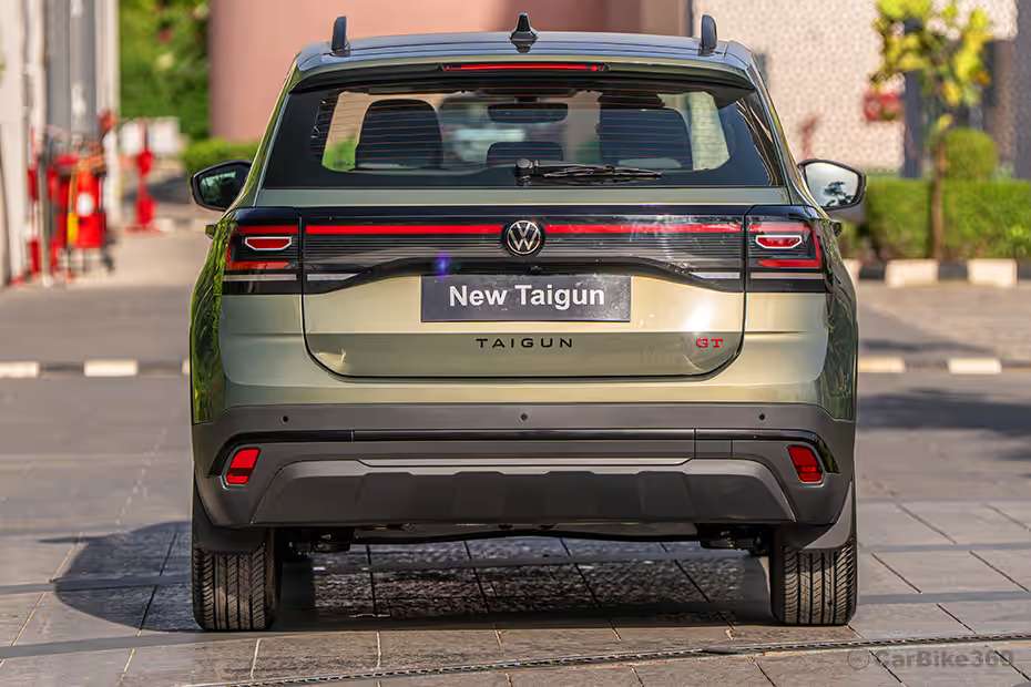 Volkswagen Taigun Rear View SUV Exterior Design Volkswagen Taigun Rear View SUV Exterior Design