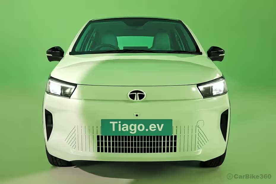 Tata Tiago EV Facelift Front View Tata Tiago EV Facelift Front View
