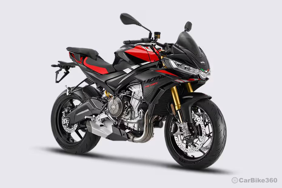 Aprilia tuono 660 right front three quarter Aprilia tuono 660 right front three quarter