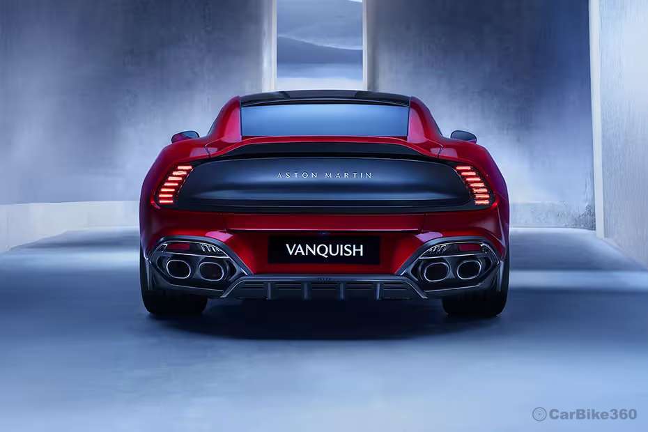 Aston Martin Vanquish Rear View Aston Martin Vanquish Rear View