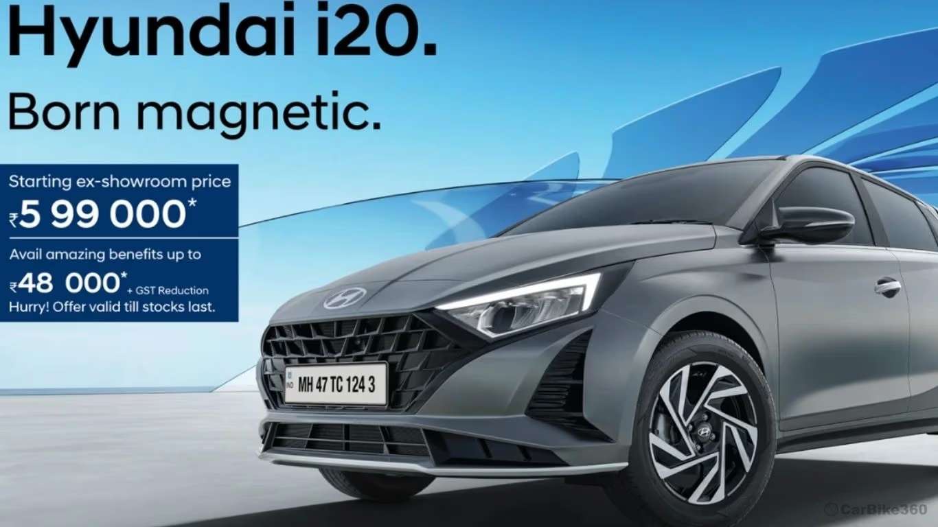 Hyundai i20 Lineup Gets Massive Value Boost with Rs 5.99 Lakh Starting Price Audio