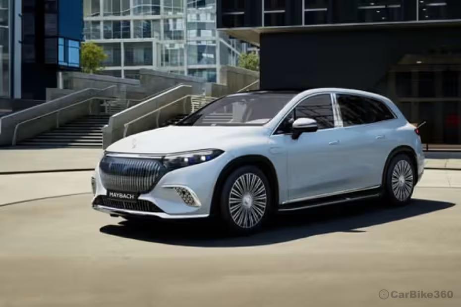 Mercedes Benz Maybach EQS SUV Left Front Three Quarter Mercedes Benz Maybach EQS SUV Left Front Three Quarter