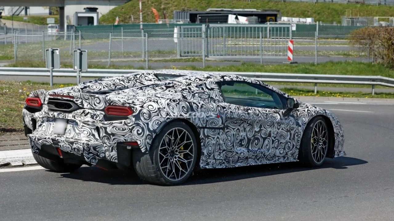 Lamborghini Temerario Spyder Rear Design