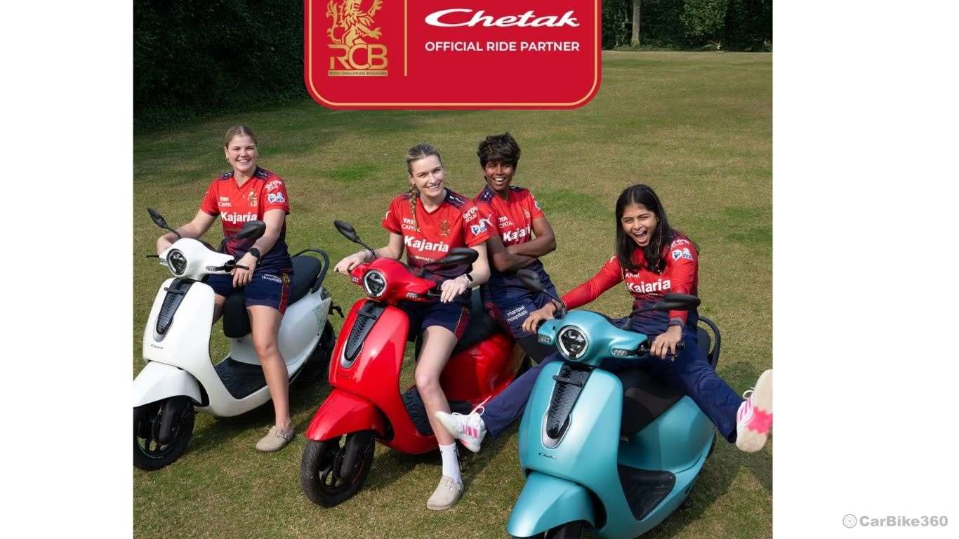 Chetak Gifts New C25 Electric Scooter to RCB Women’s Championship-Winning Squad Audio