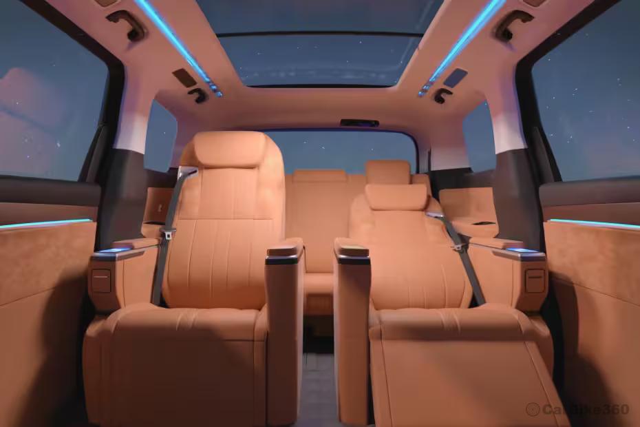 MG M9 EV Rear Seats MG M9 EV Rear Seats