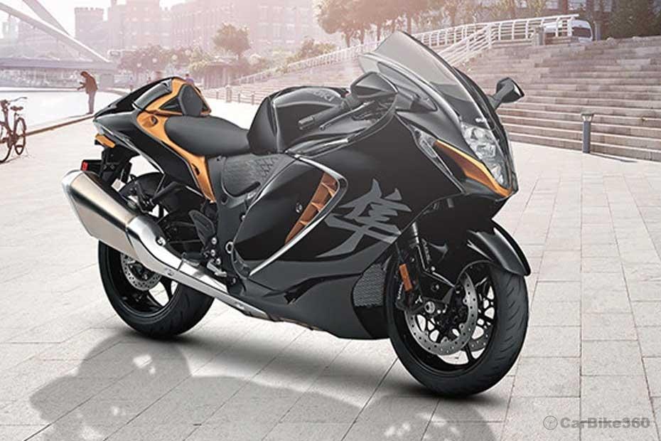 Suzuki hayabusa front right side view Suzuki hayabusa front right side view