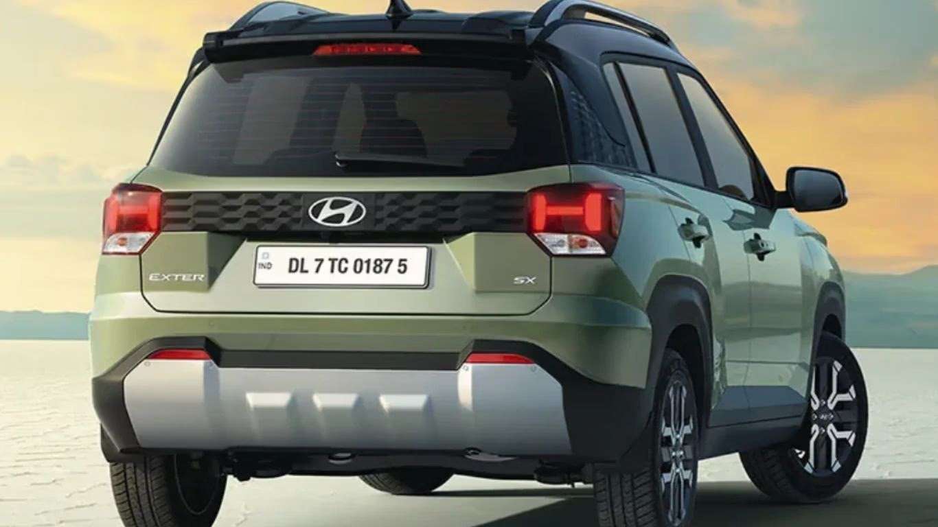 Hyundai Exter Facelift Rear Design
