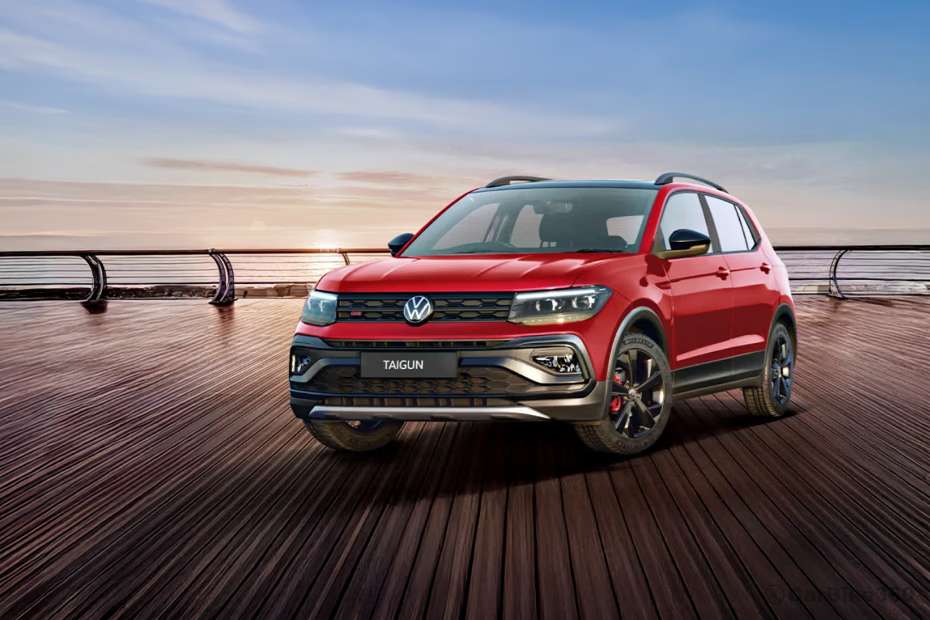 2026 Volkswagen Taigun Facelift Spotted Testing in Pune with Design Updates