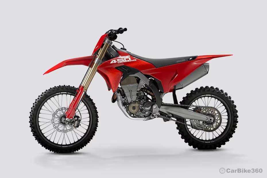 Ducati Desmo450 MX Side Profile View (Left) Ducati Desmo450 MX Side Profile View (Left)