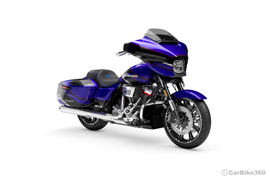 Harley davidson cvo street glide blue streak color Harley davidson cvo street glide blue streak color