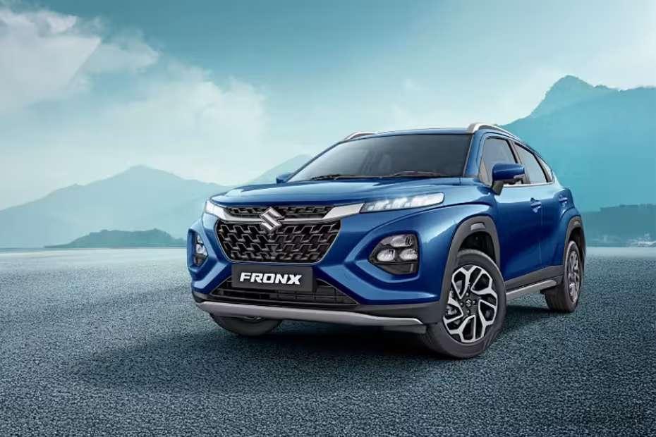 Maruti Fronx Left Front Three Quarter Maruti Fronx Left Front Three Quarter