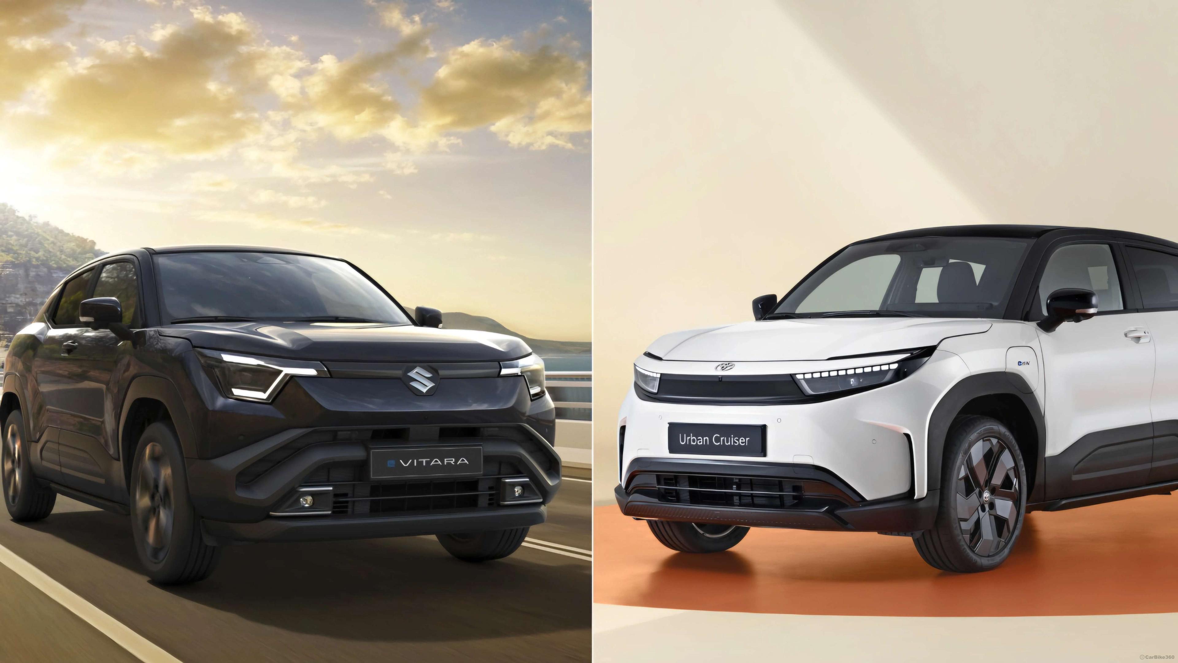 Toyota Urban Cruiser EV vs Maruti Suzuki e Vitara: A Comprehensive Comparison suzuki-e-vitara-vs-toyota-urban-cruiser-ev-specs-features-design-comparison.webp