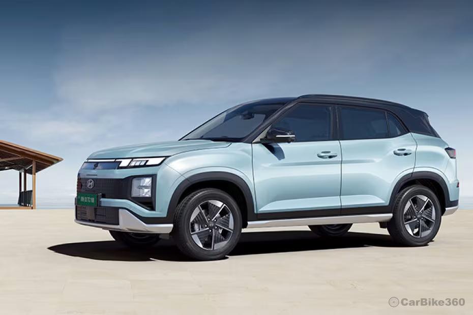 Hyundai Creta Electric Left Front Three Quarter Hyundai Creta Electric Left Front Three Quarter
