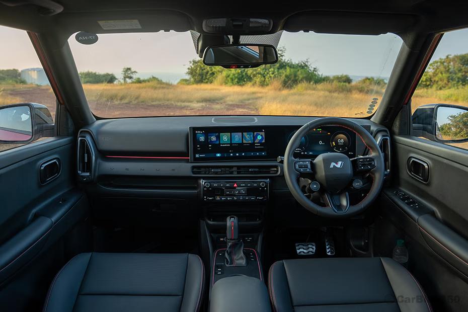 Hyundai Venue N Line dashboard layout with modern design Hyundai Venue N Line dashboard layout with modern design