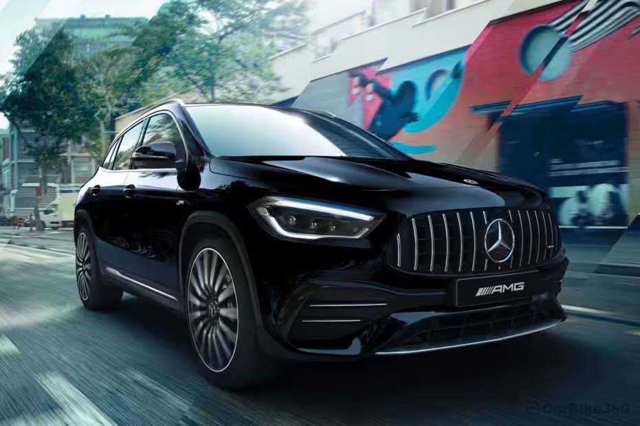 Mercedes-Benz AMG GLA35 Right Front Three Quarter Mercedes-Benz AMG GLA35 Right Front Three Quarter