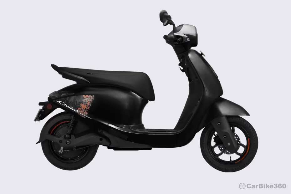 Bajaj Chetak Active Black Color Bajaj Chetak Active Black Color