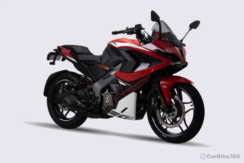 Bajaj pulsar rs200 right front three quarter Bajaj pulsar rs200 right front three quarter