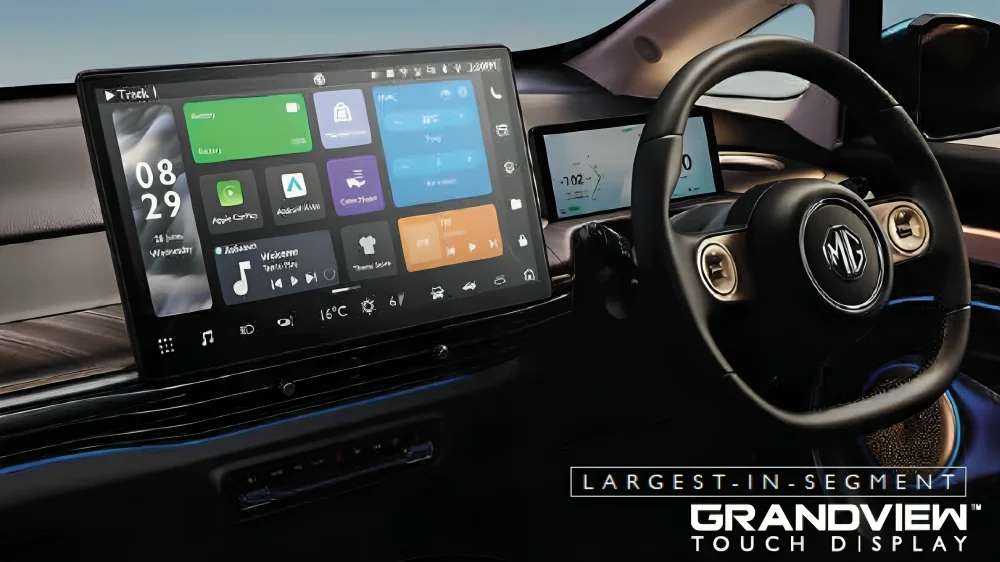 MG Windsor EV Infotainment System