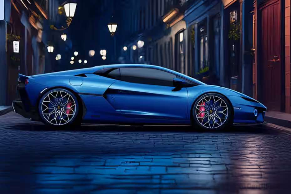 Lamborghini Temerario Right Side View Lamborghini Temerario Right Side View